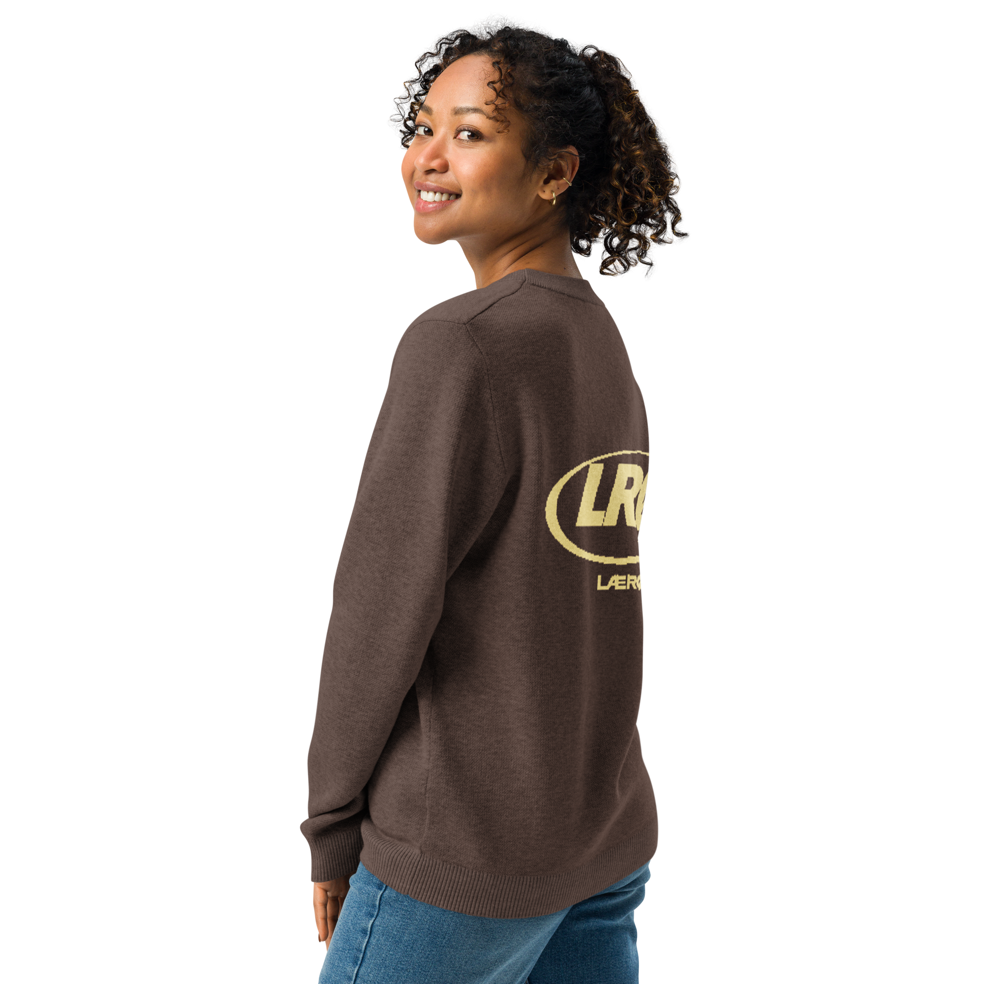 LÆRØ Core logo Knitted crew neck sweater