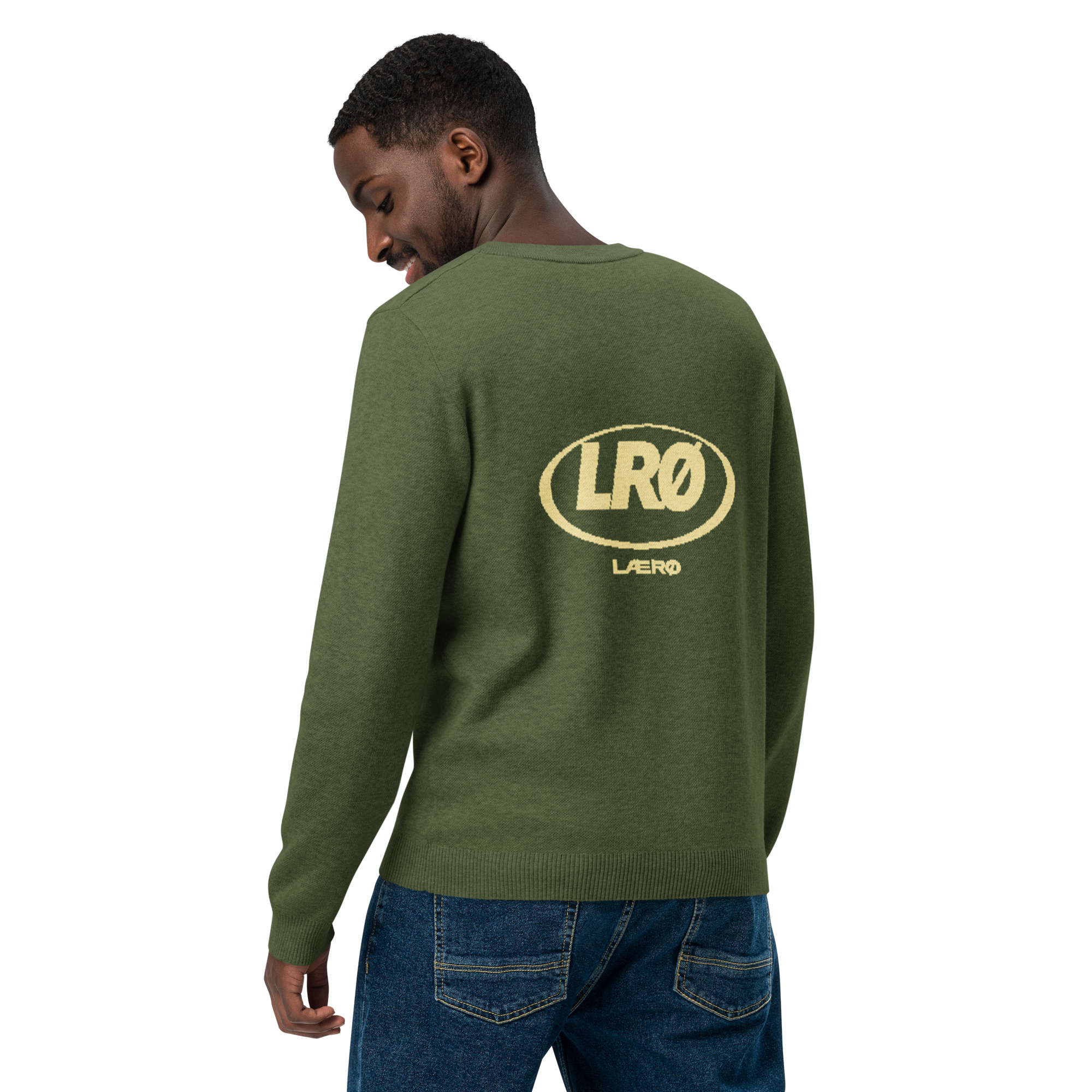 LÆRØ Core logo Knitted crew neck sweater