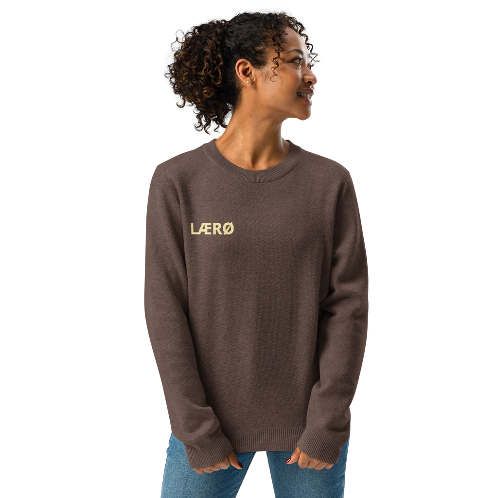 LÆRØ Core logo Knitted crew neck sweater