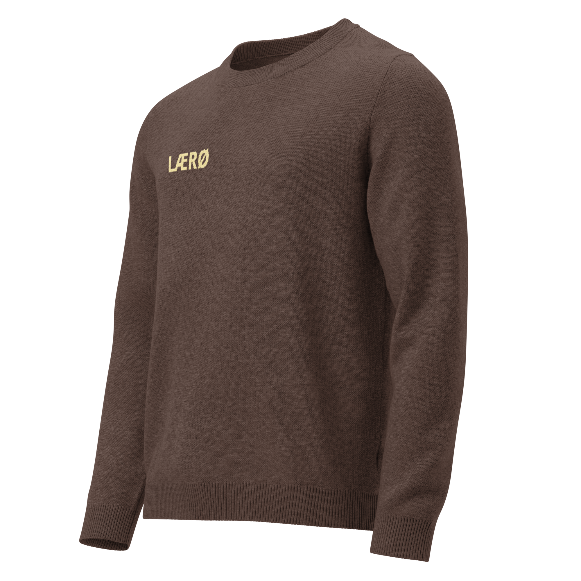 LÆRØ Core logo Knitted crew neck sweater
