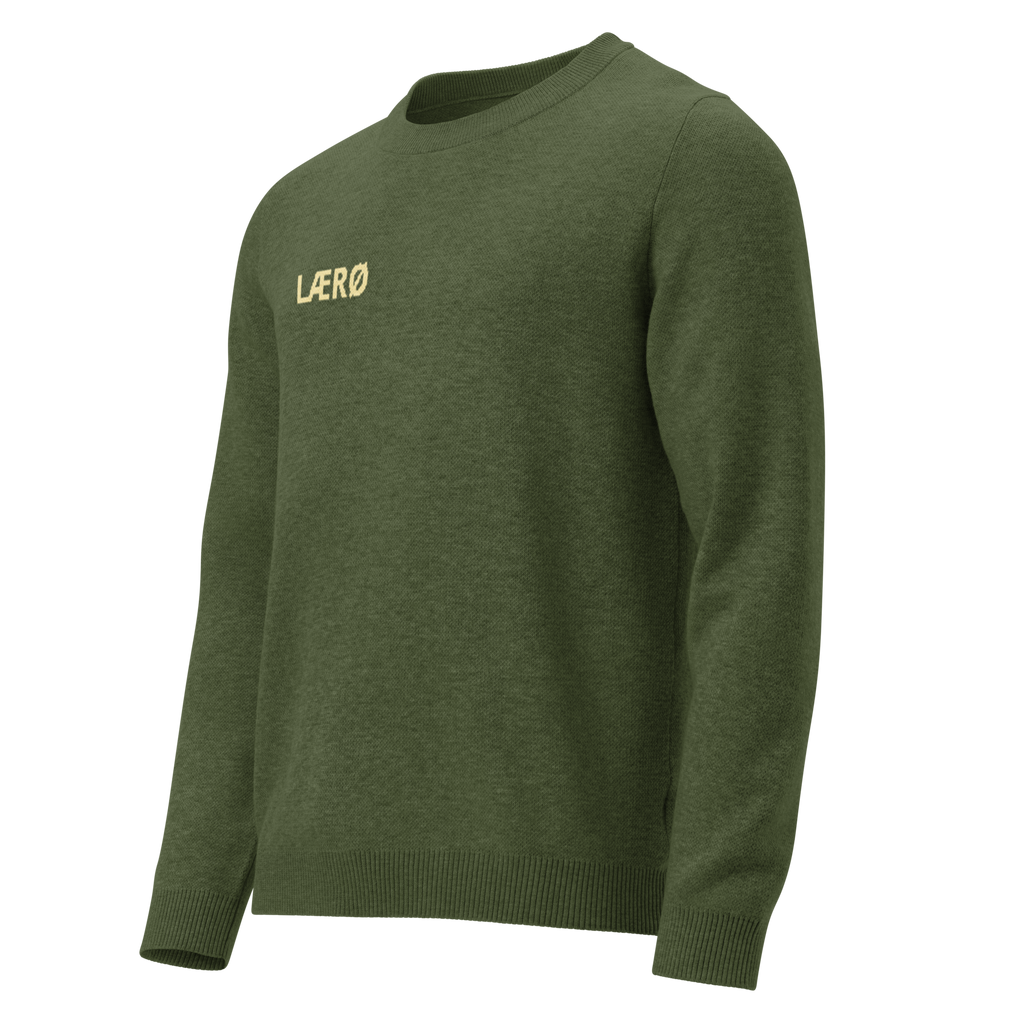 LÆRØ Core logo Knitted crew neck sweater