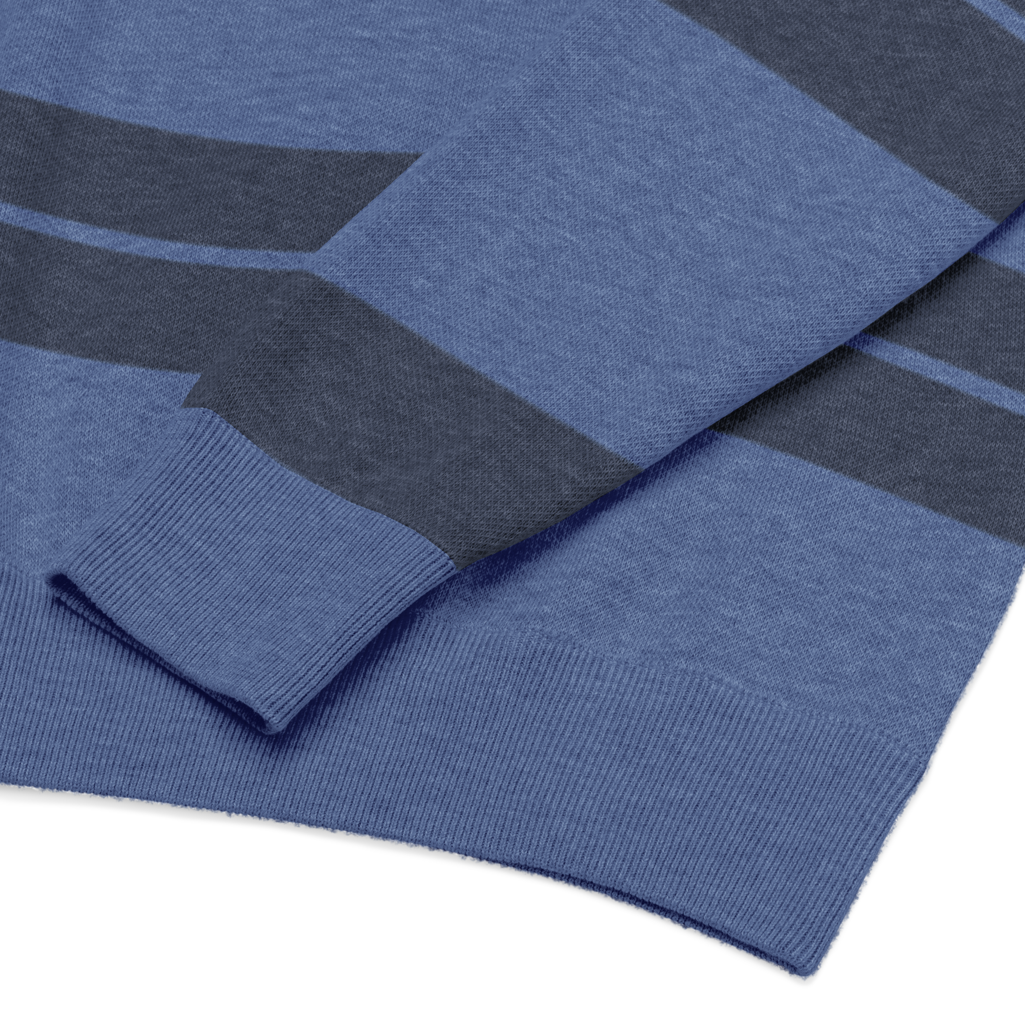 LÆRØ Classic Stripe Relaxed fit knitted crew neck sweater