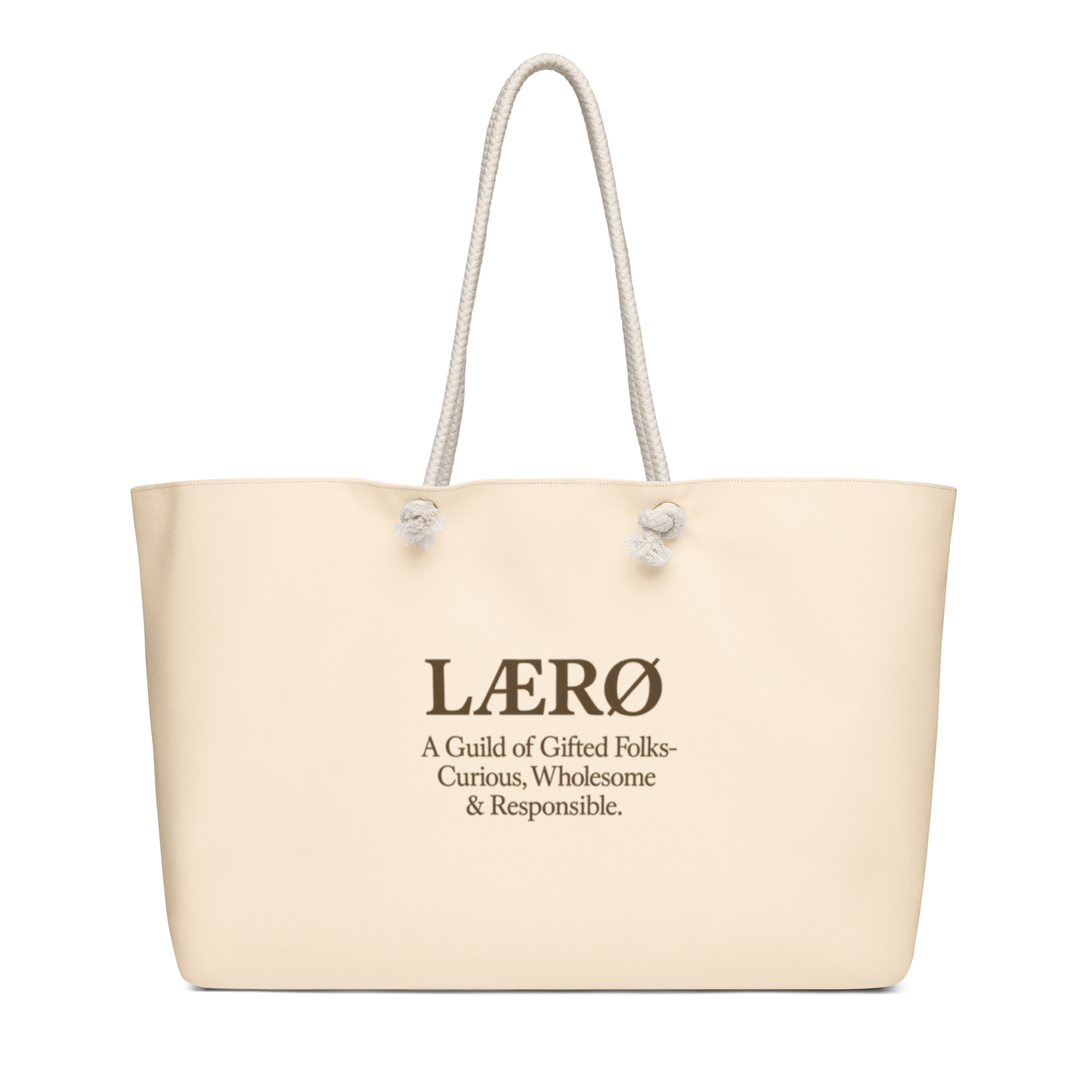 LÆRØ Oversized weekender bag