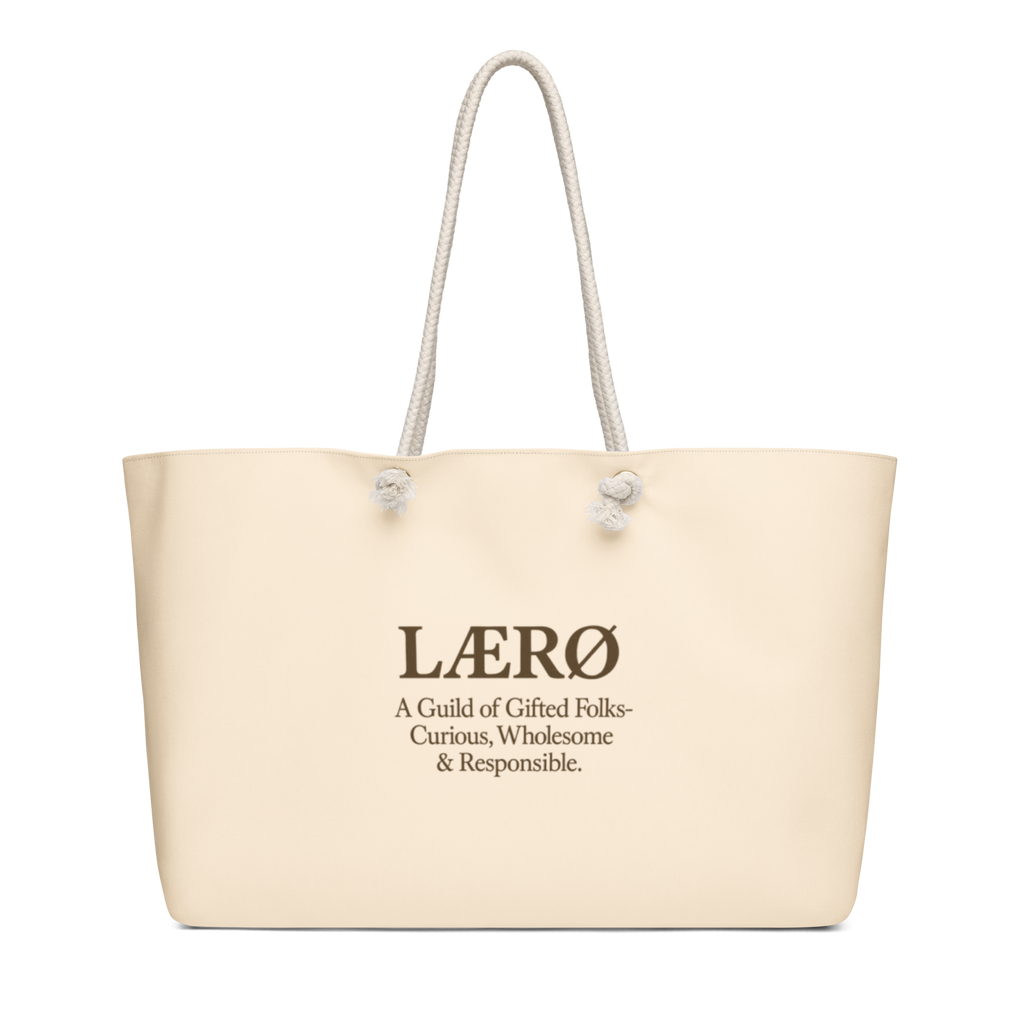 LÆRØ Oversized weekender bag