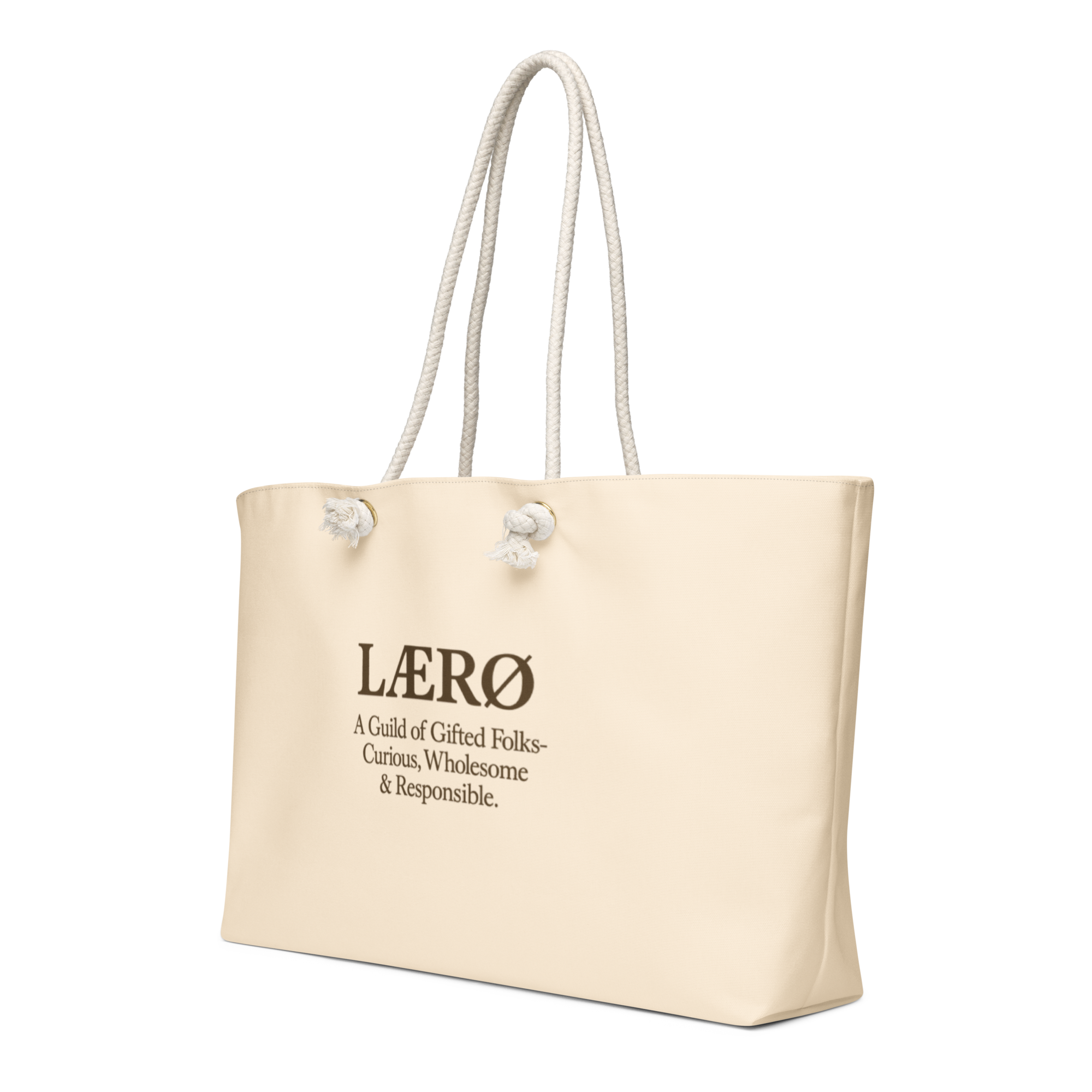 LÆRØ Oversized weekender bag