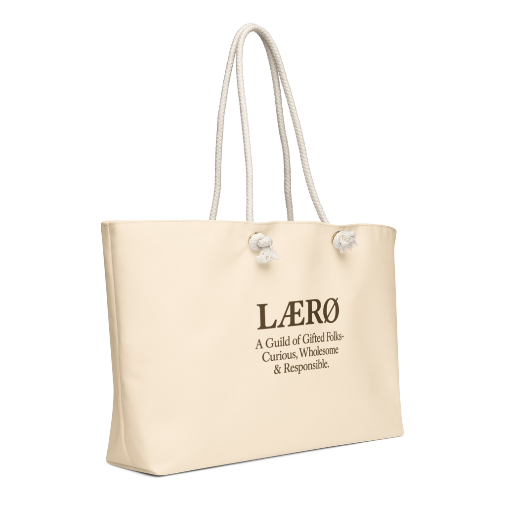 LÆRØ Oversized weekender bag