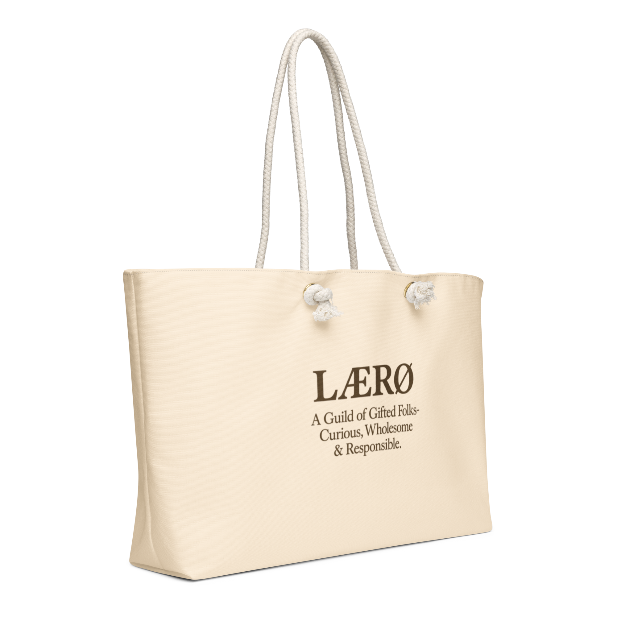 LÆRØ Oversized weekender bag